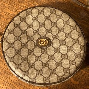 Vintage Gucci Ophidia round crossbody purse